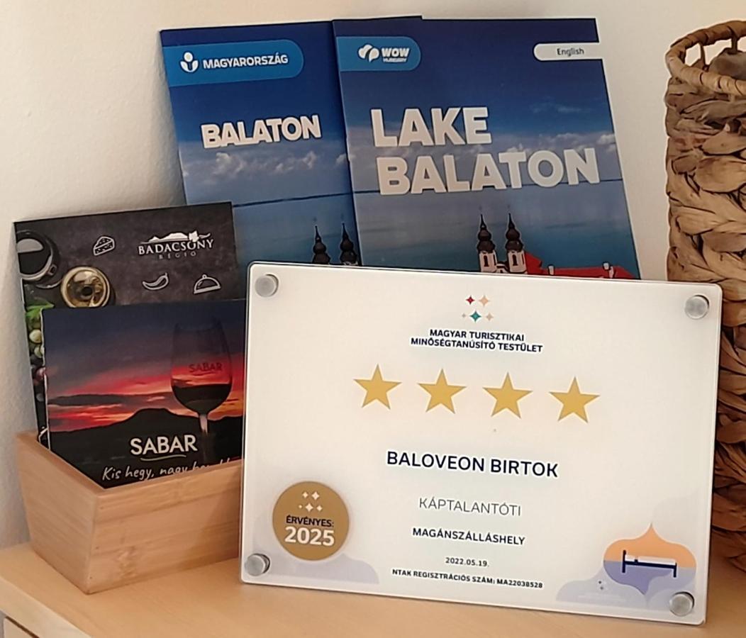 Baloveon Birtok Kaptalantoti Buitenkant foto